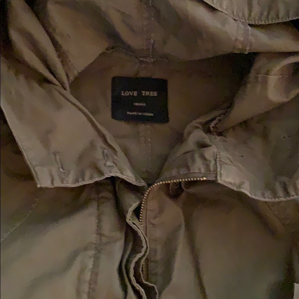 Love tree coat. S Excellent condition- like new
